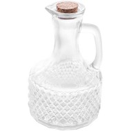 Garrafa 380ml Para Azeite De Vidro Com Tampa De Rolha